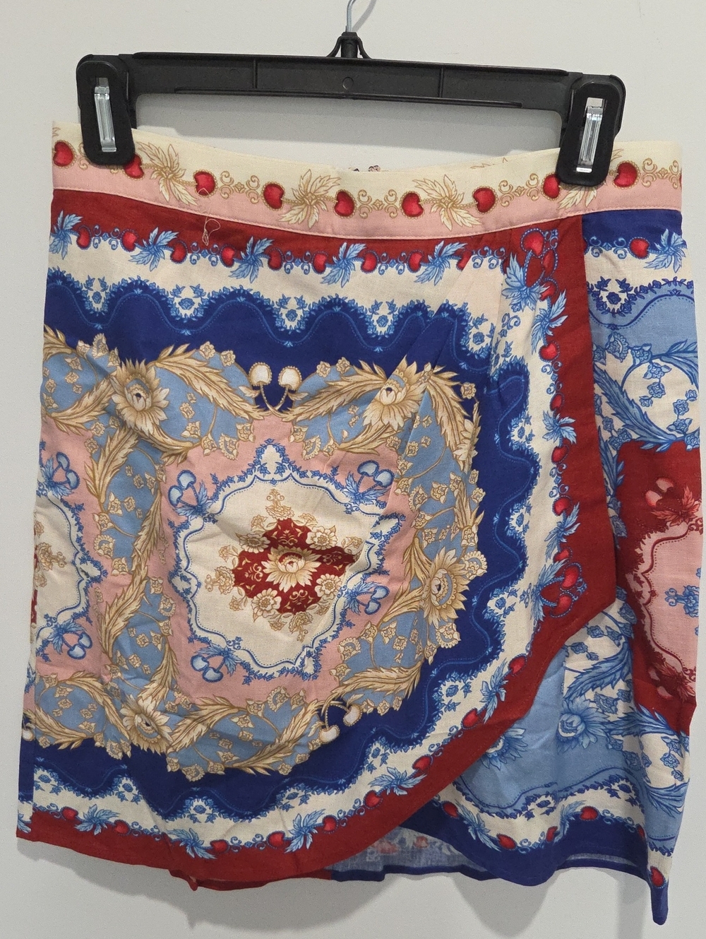 Farm Rio Linen Wrap Mini Skirt - Picture 4 of 7